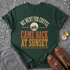 Coffee To Sunset T-Shirt