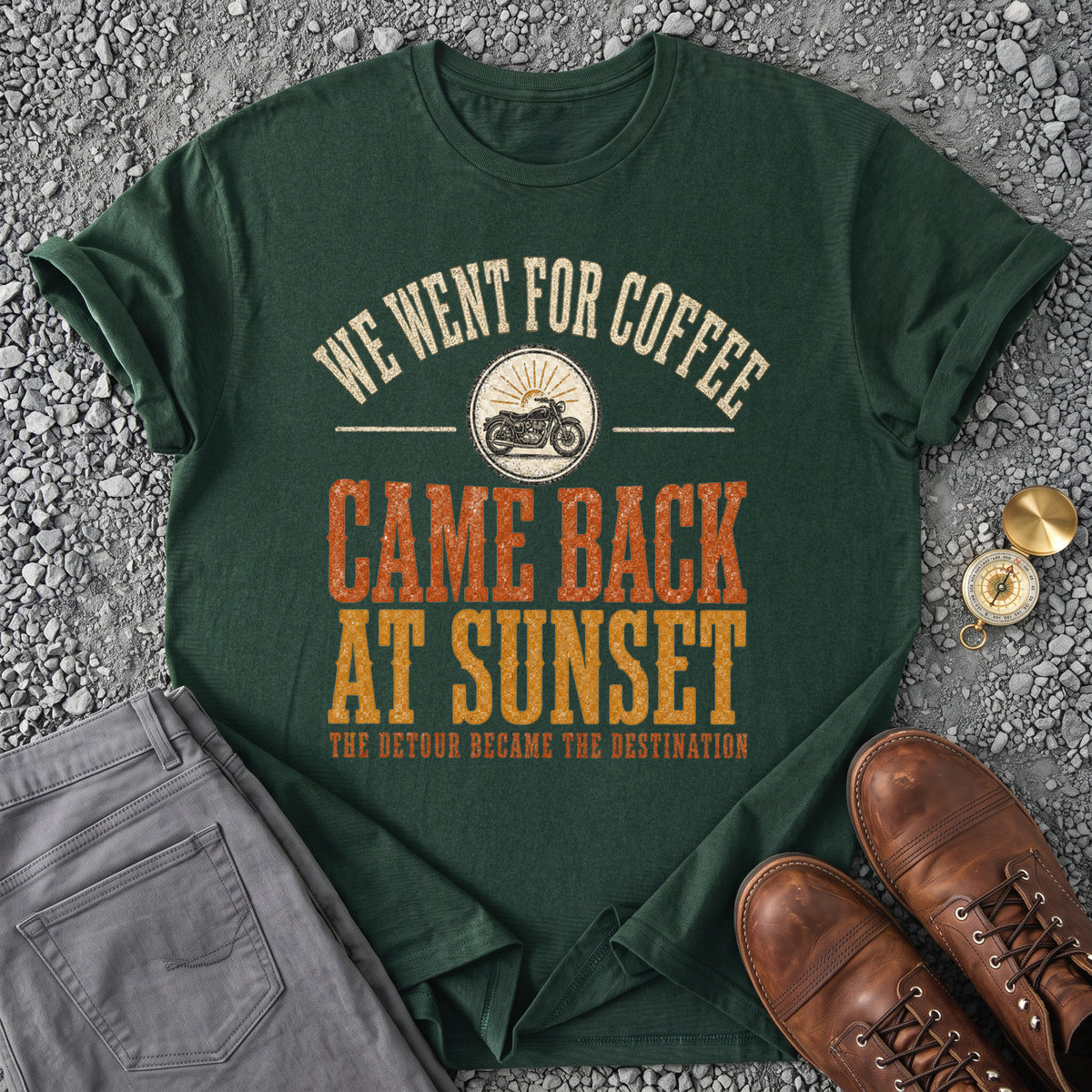 Coffee To Sunset T-Shirt