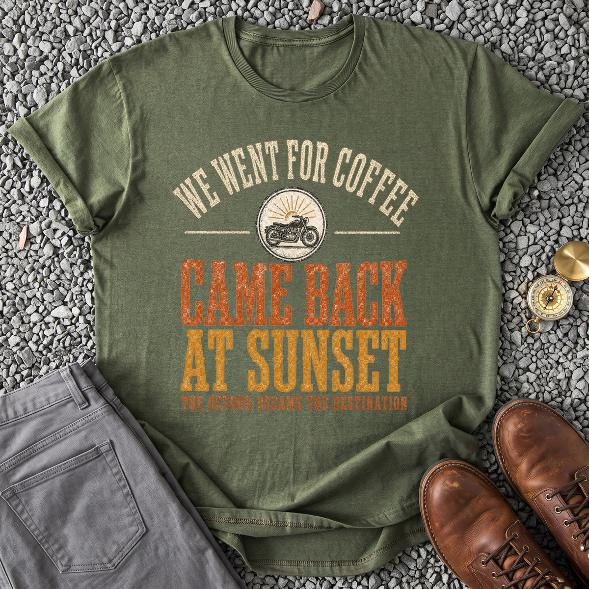 Coffee To Sunset T-Shirt