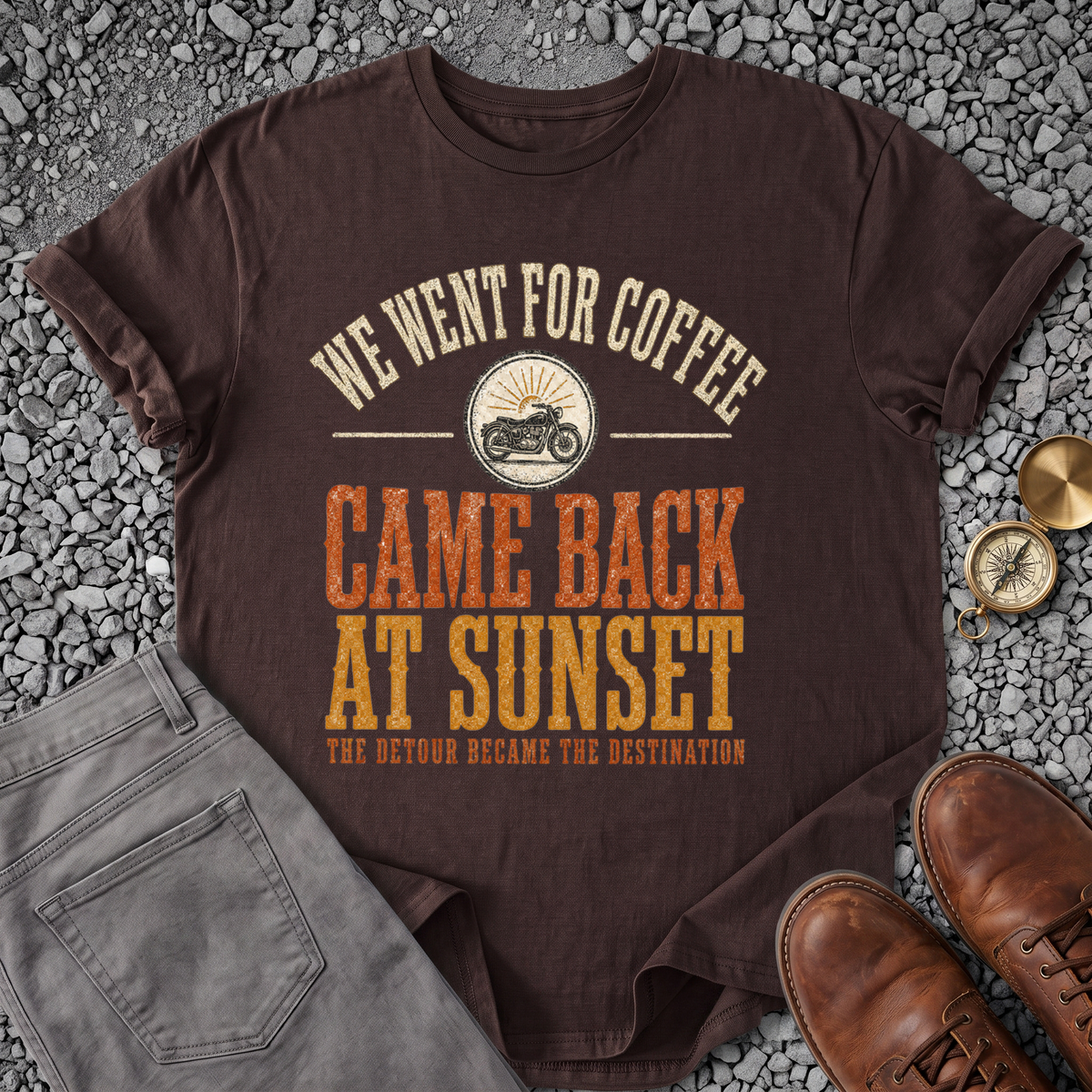 Coffee To Sunset T-Shirt