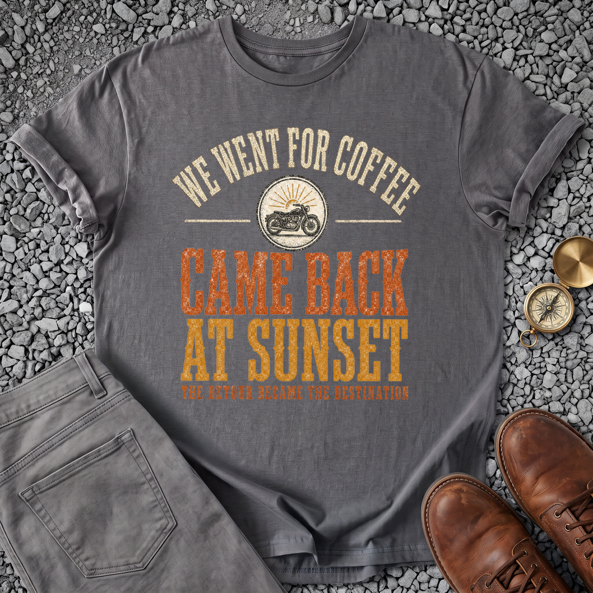 Coffee To Sunset T-Shirt