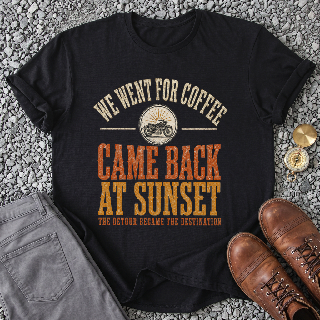 Coffee To Sunset T-Shirt