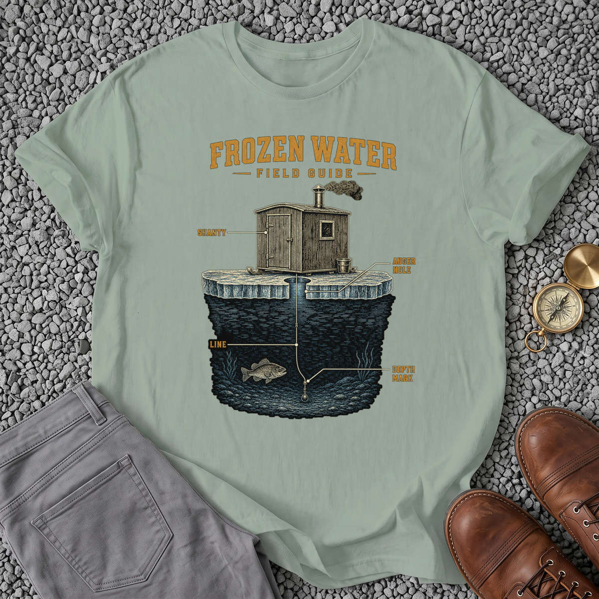 Frozen Water Field Guide T-Shirt
