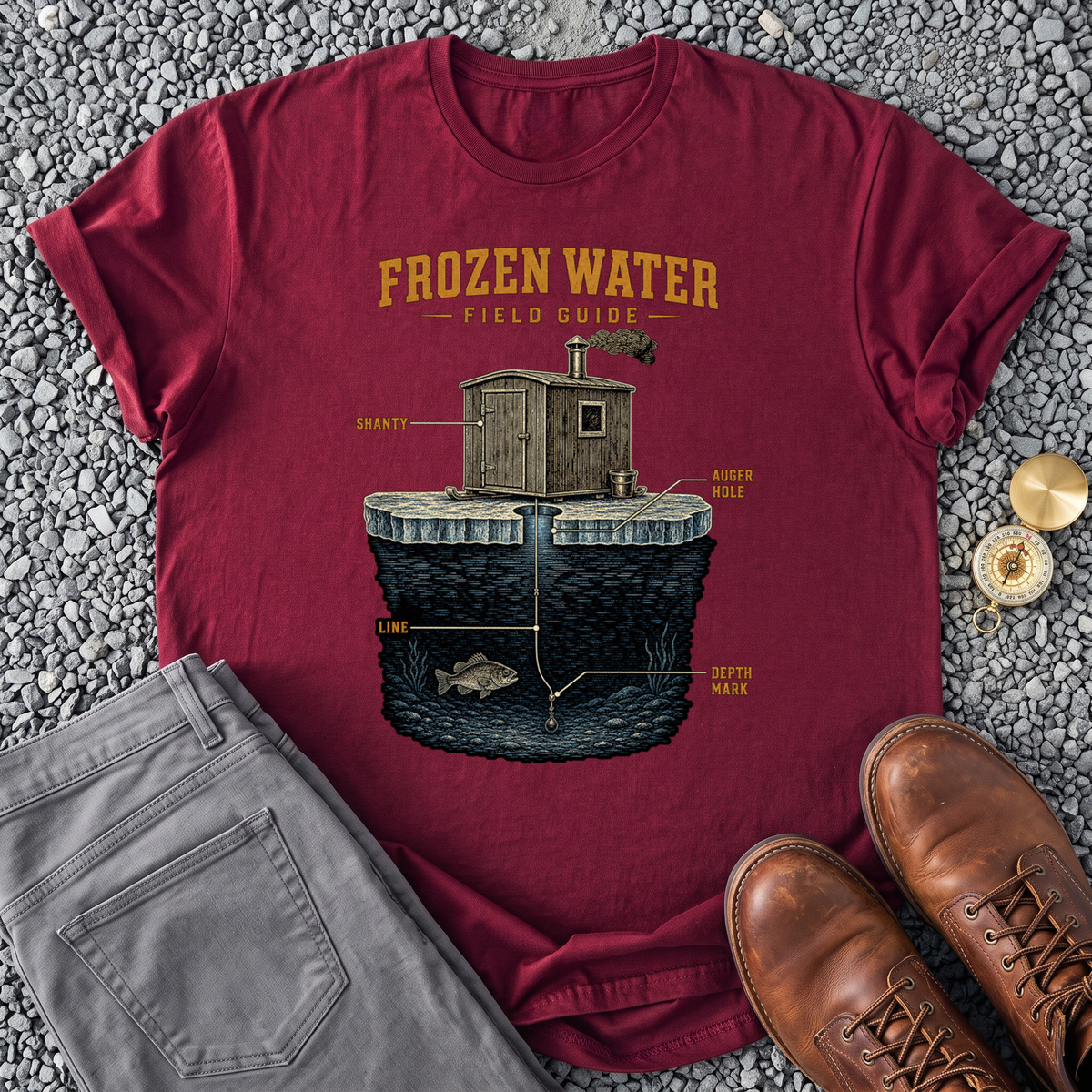 Frozen Water Field Guide T-Shirt