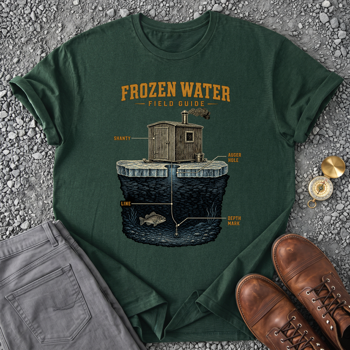 Frozen Water Field Guide T-Shirt