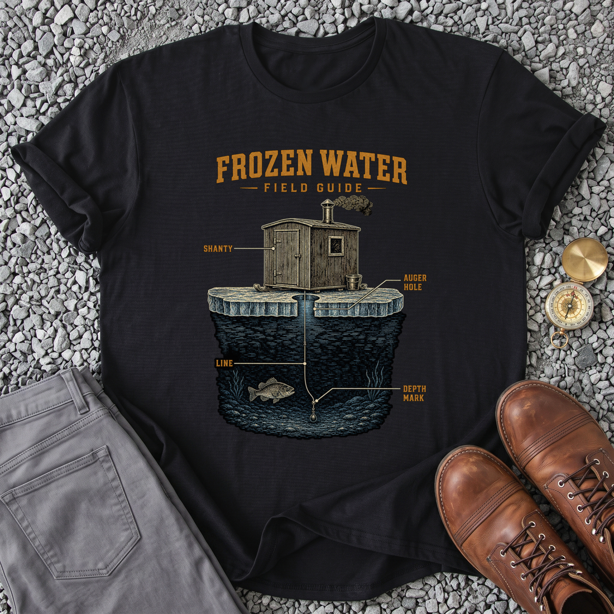 Frozen Water Field Guide T-Shirt