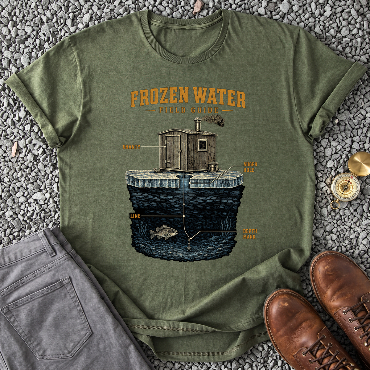 Frozen Water Field Guide T-Shirt