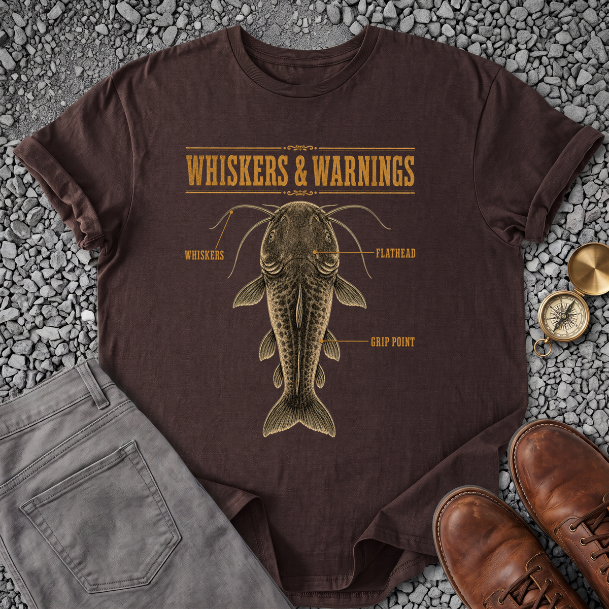Whiskers And Warnings T-Shirt