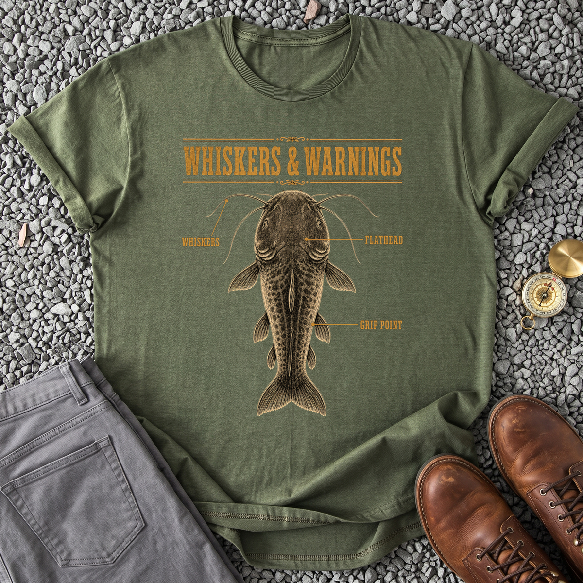 Whiskers And Warnings T-Shirt