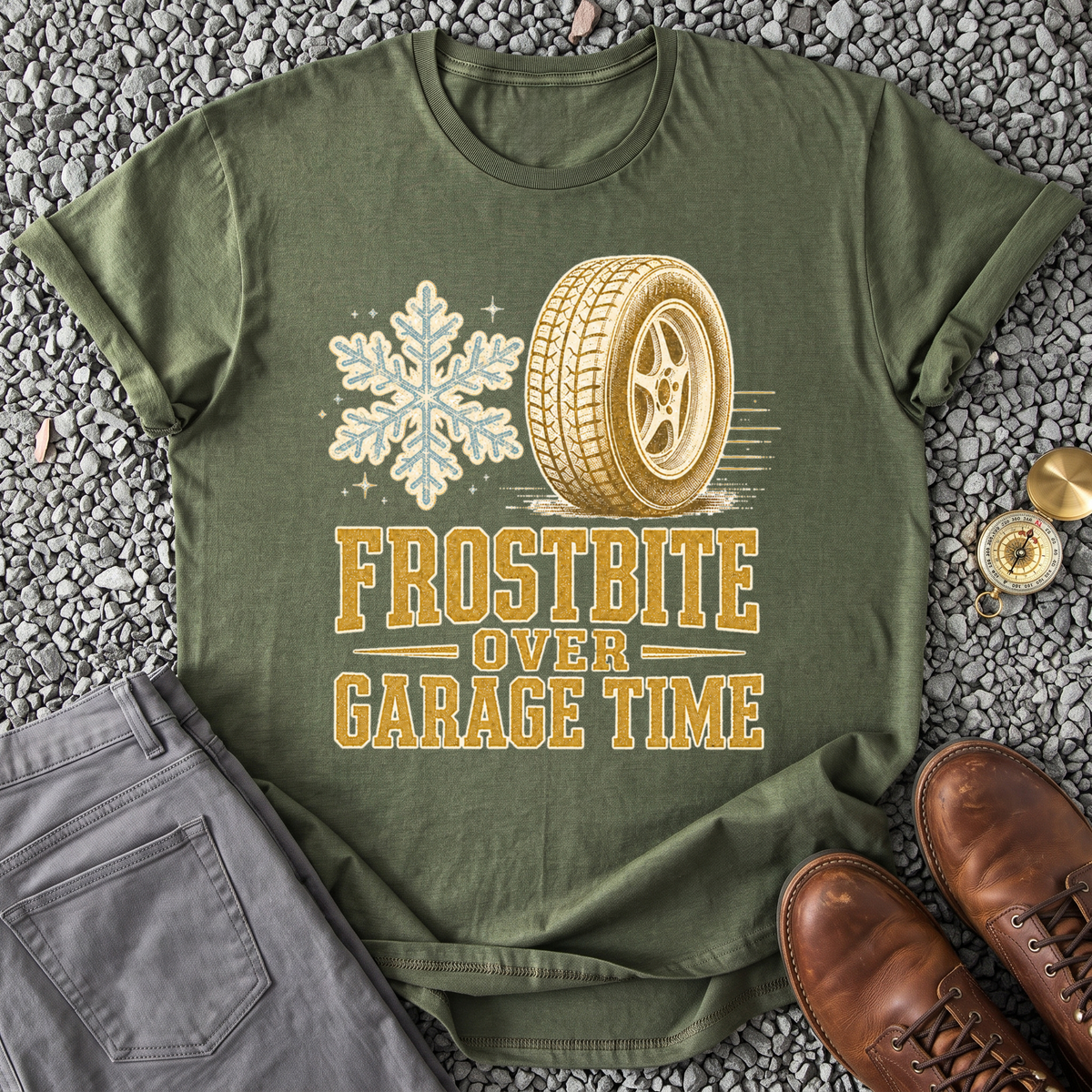 Frostbite Over Garage Time T-Shirt
