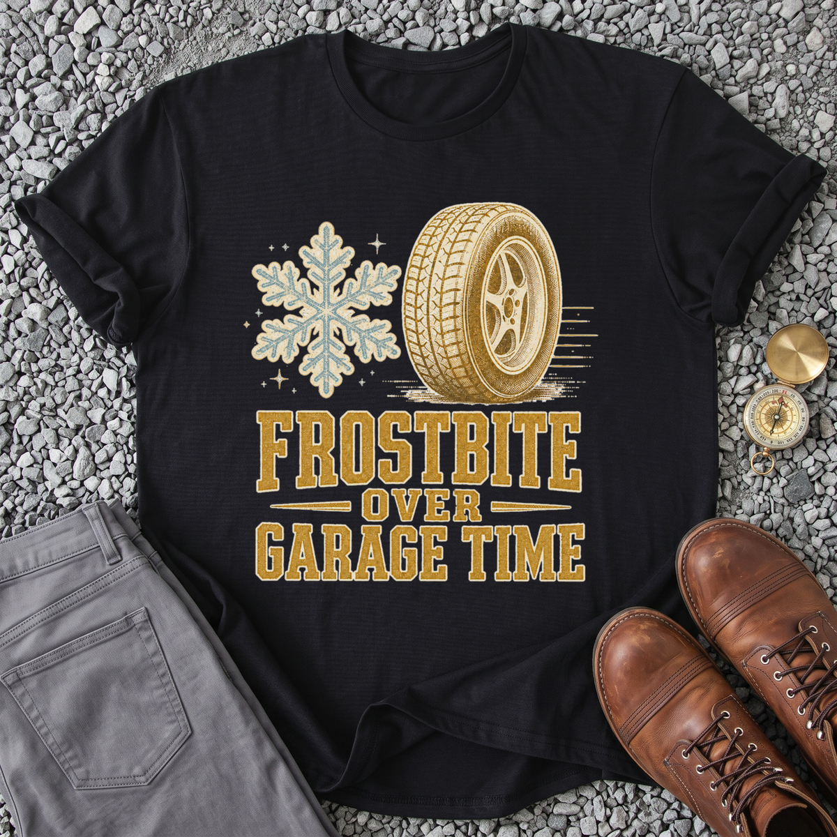 Frostbite Over Garage Time T-Shirt