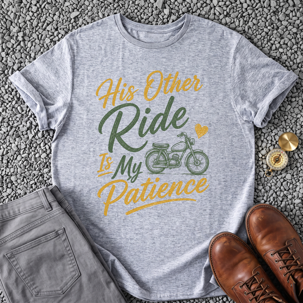His Other Ride Is My Patience T-Shirt