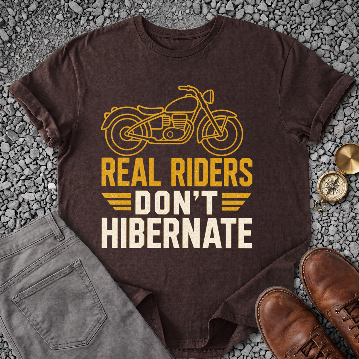 Real Riders Don't Hibernate T-Shirt