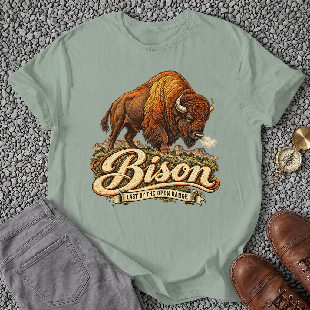 Open Range Bison T-Shirt
