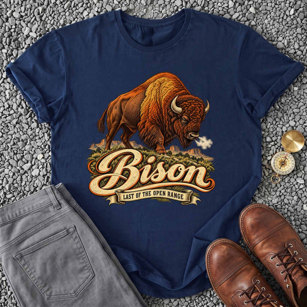 Open Range Bison T-Shirt