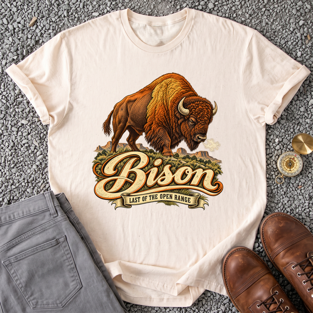 Open Range Bison T-Shirt