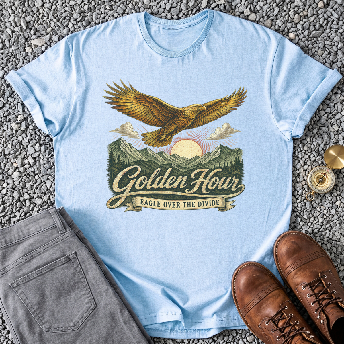 Golden Hour Eagle T-Shirt