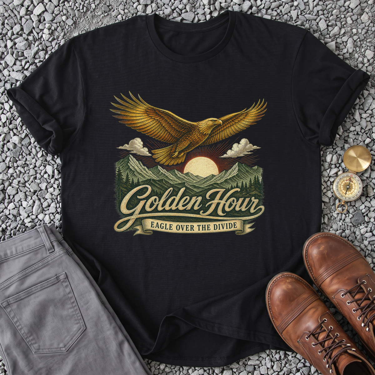 Golden Hour Eagle T-Shirt