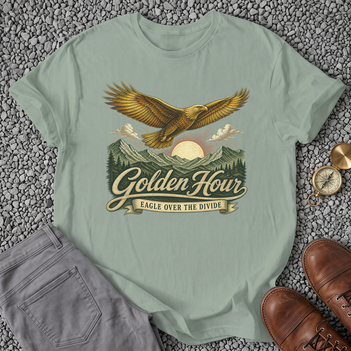 Golden Hour Eagle T-Shirt