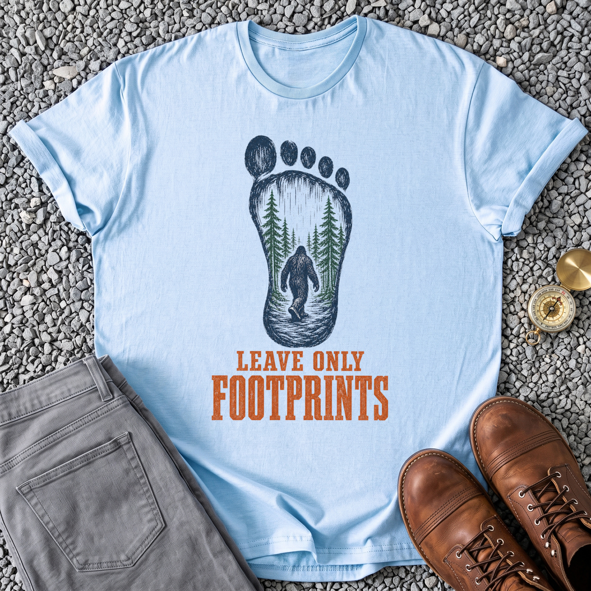Leave Only Footprints T-Shirt