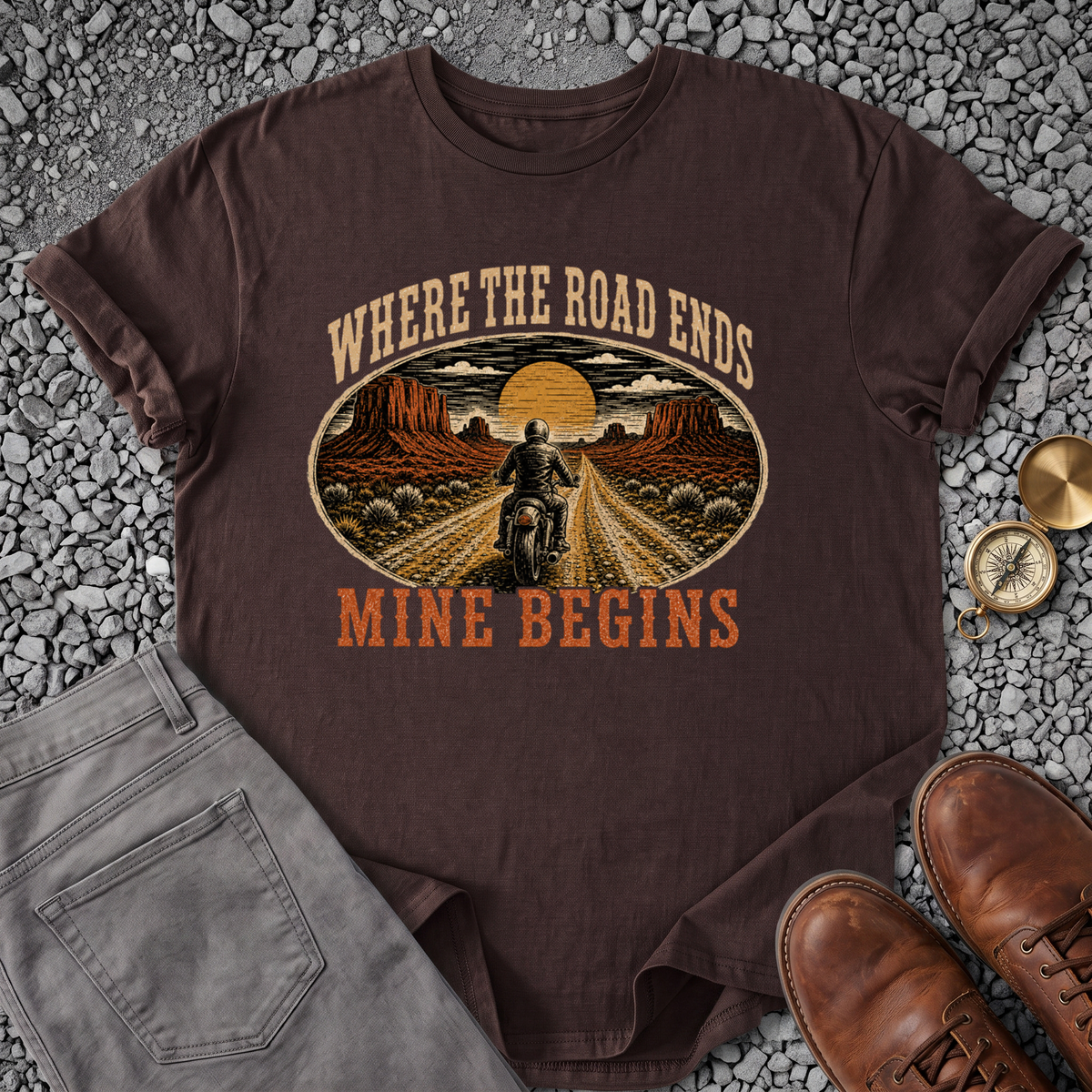 Where the Road Ends T-Shirt