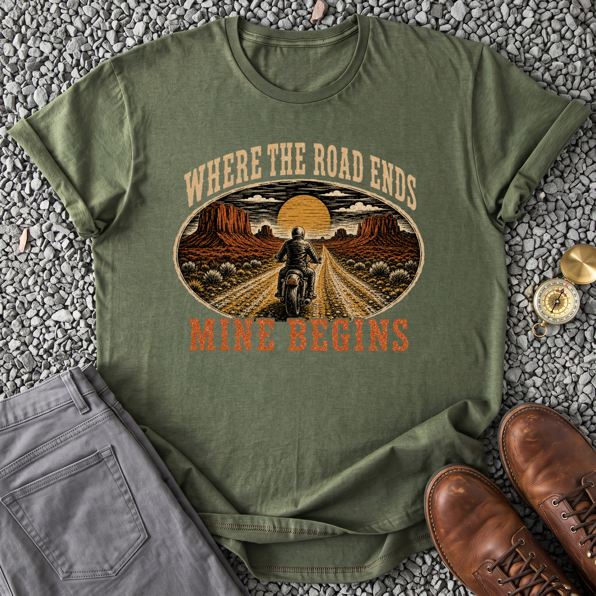 Where the Road Ends T-Shirt
