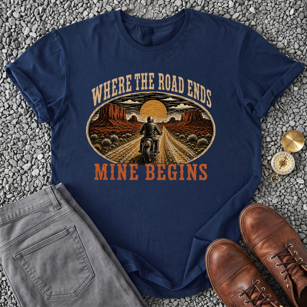 Where the Road Ends T-Shirt