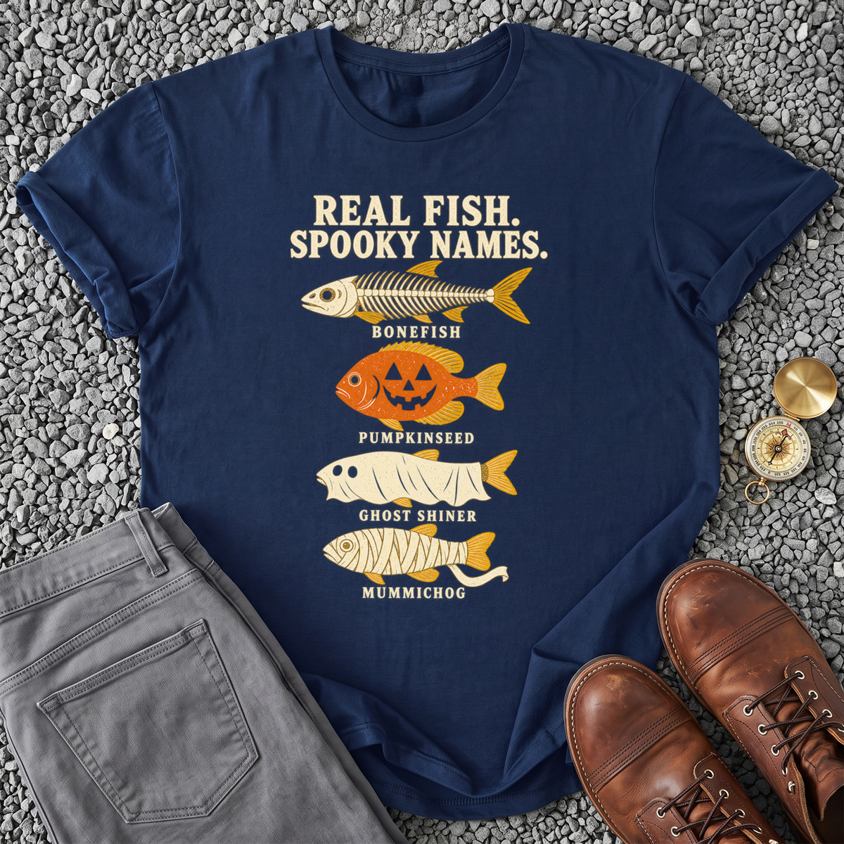 Real Fish Spooky Names T-Shirt