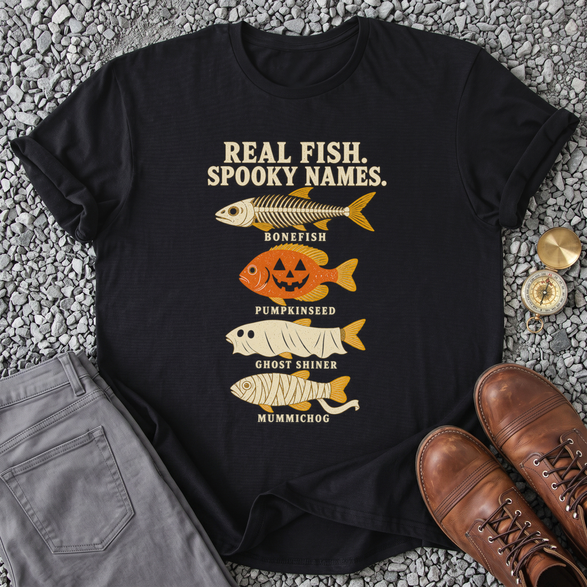 Real Fish Spooky Names T-Shirt
