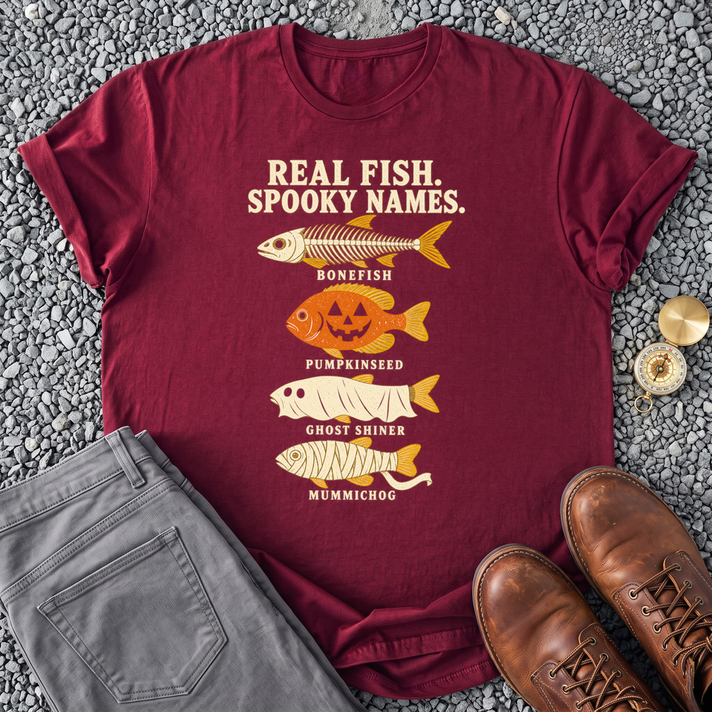 Real Fish Spooky Names T-Shirt