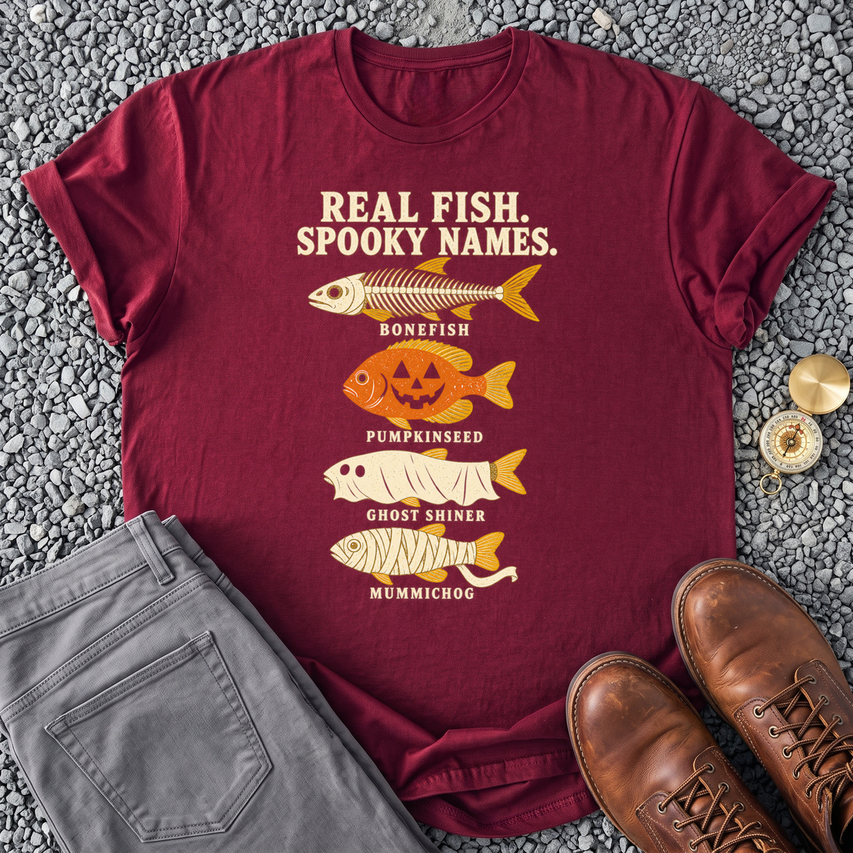 Real Fish Spooky Names T-Shirt