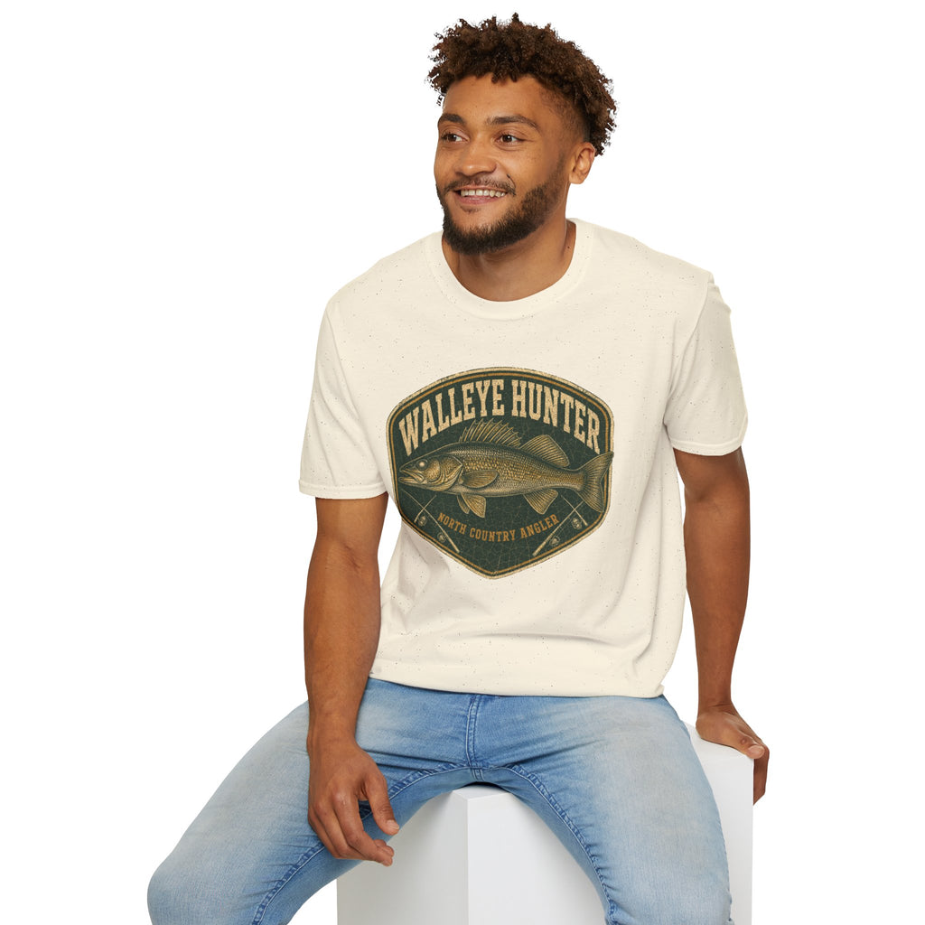 Walleye Hunter - Fishing Graphic T-Shirt
