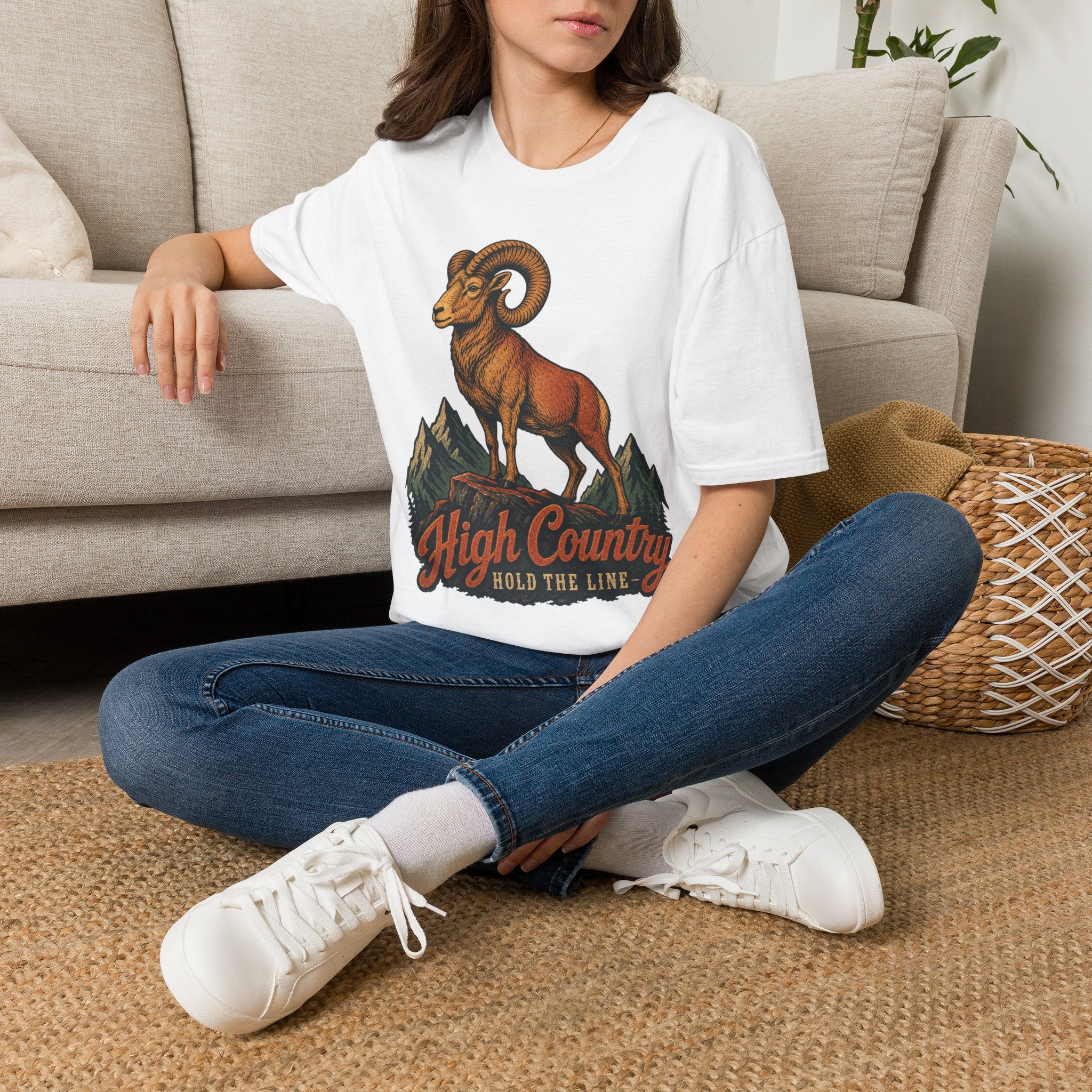 High Country / Hold the Line - Camping Graphic T-Shirt