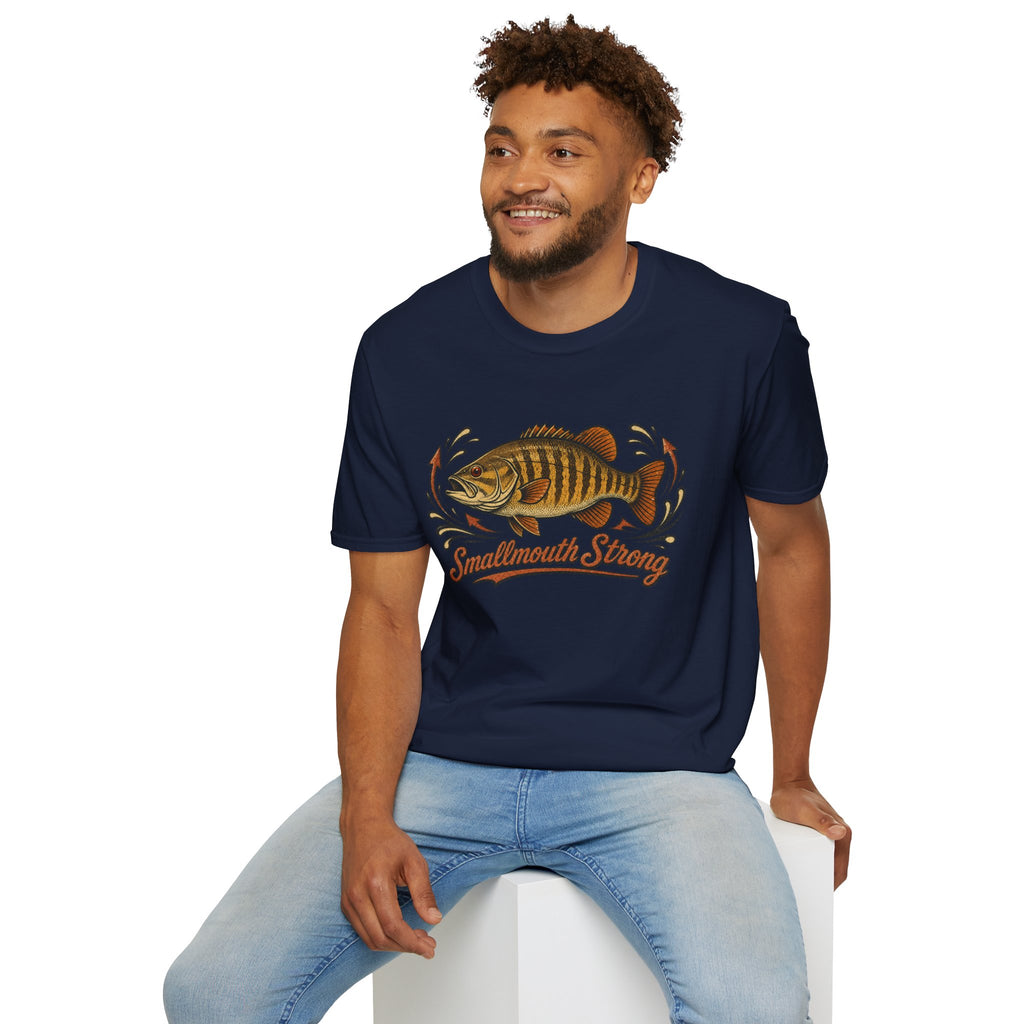 Smallmouth Strong - Fishing Graphic T-Shirt