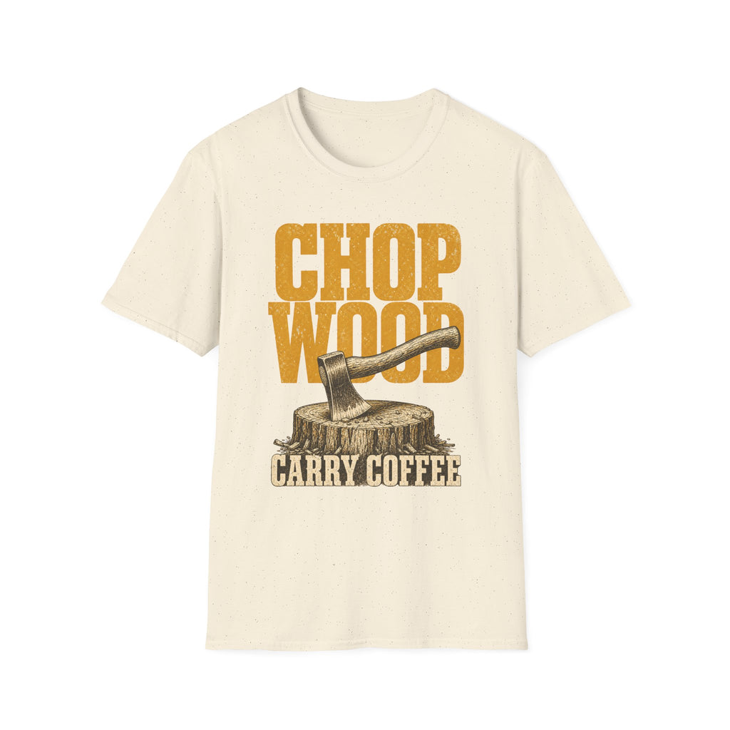Chop Wood / Carry Coffee - Camping Graphic T-Shirt