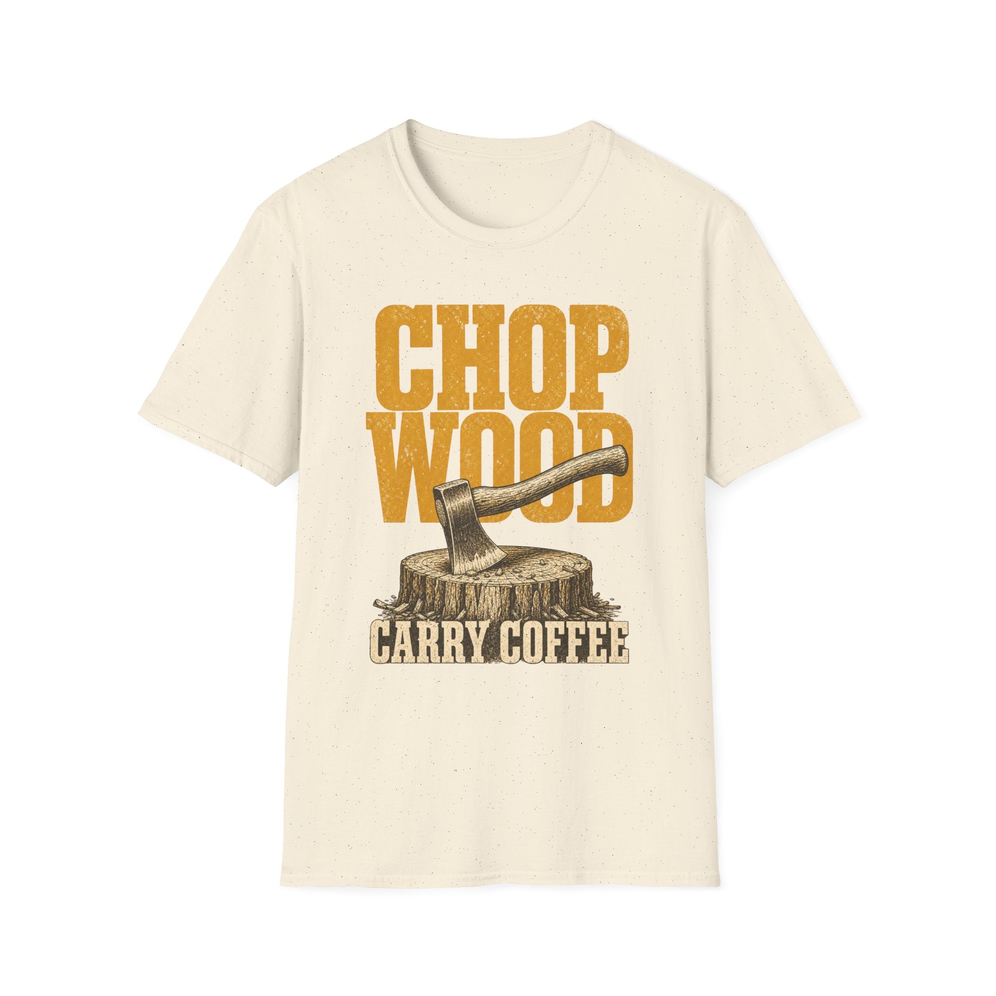 Chop Wood / Carry Coffee - Camping Graphic T-Shirt