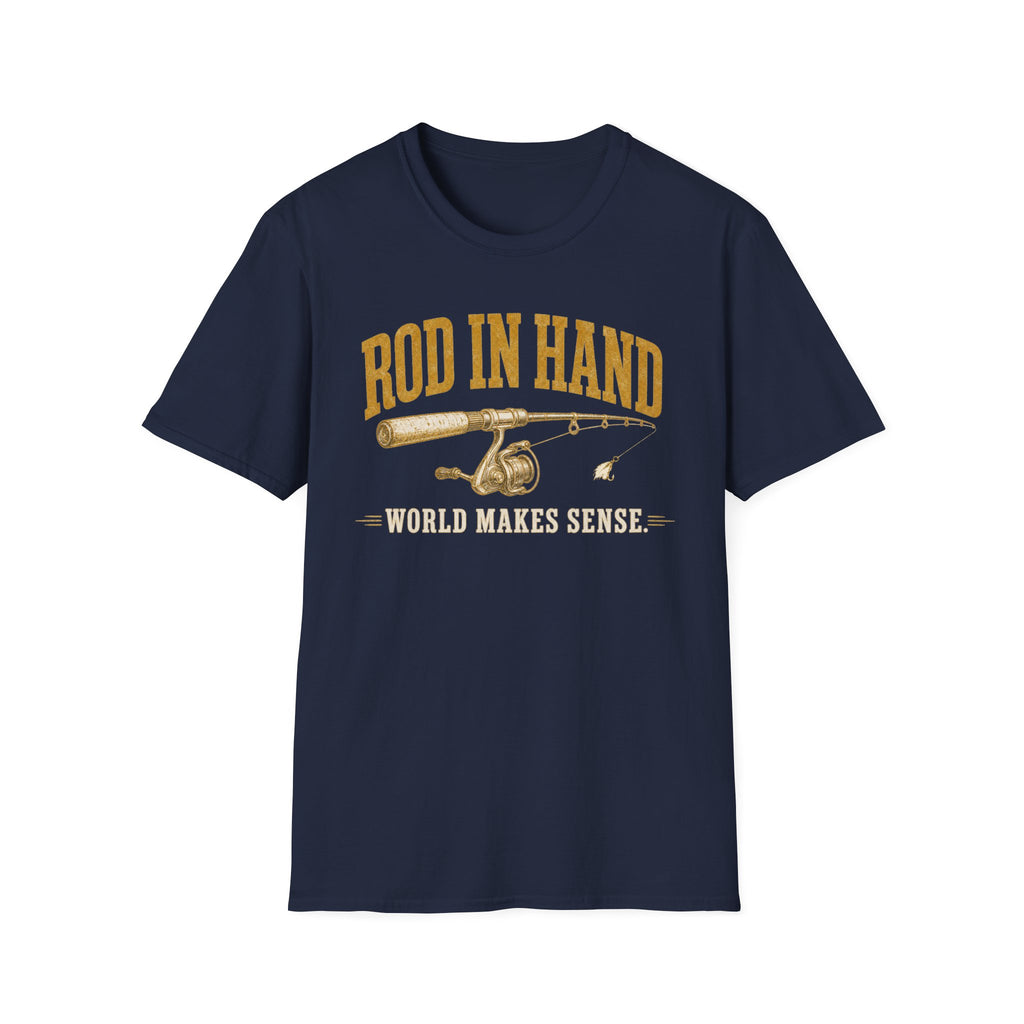 Rod in Hand - Fishing Graphic T-Shirt