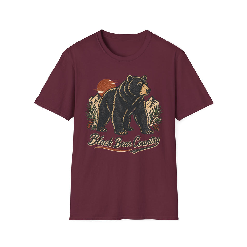 Black Bear Country - Camping Graphic T-Shirt