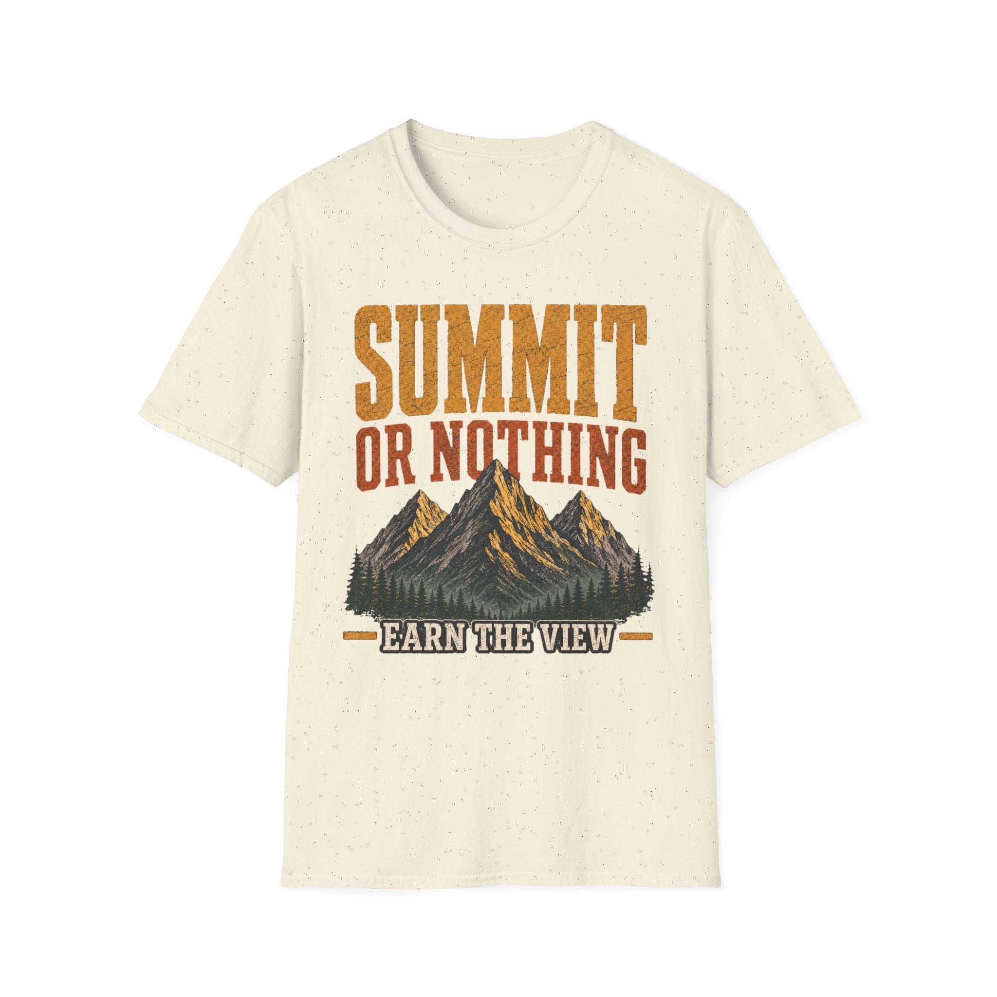 Summit or Nothing / Earn the View - Camping Graphic T-Shirt