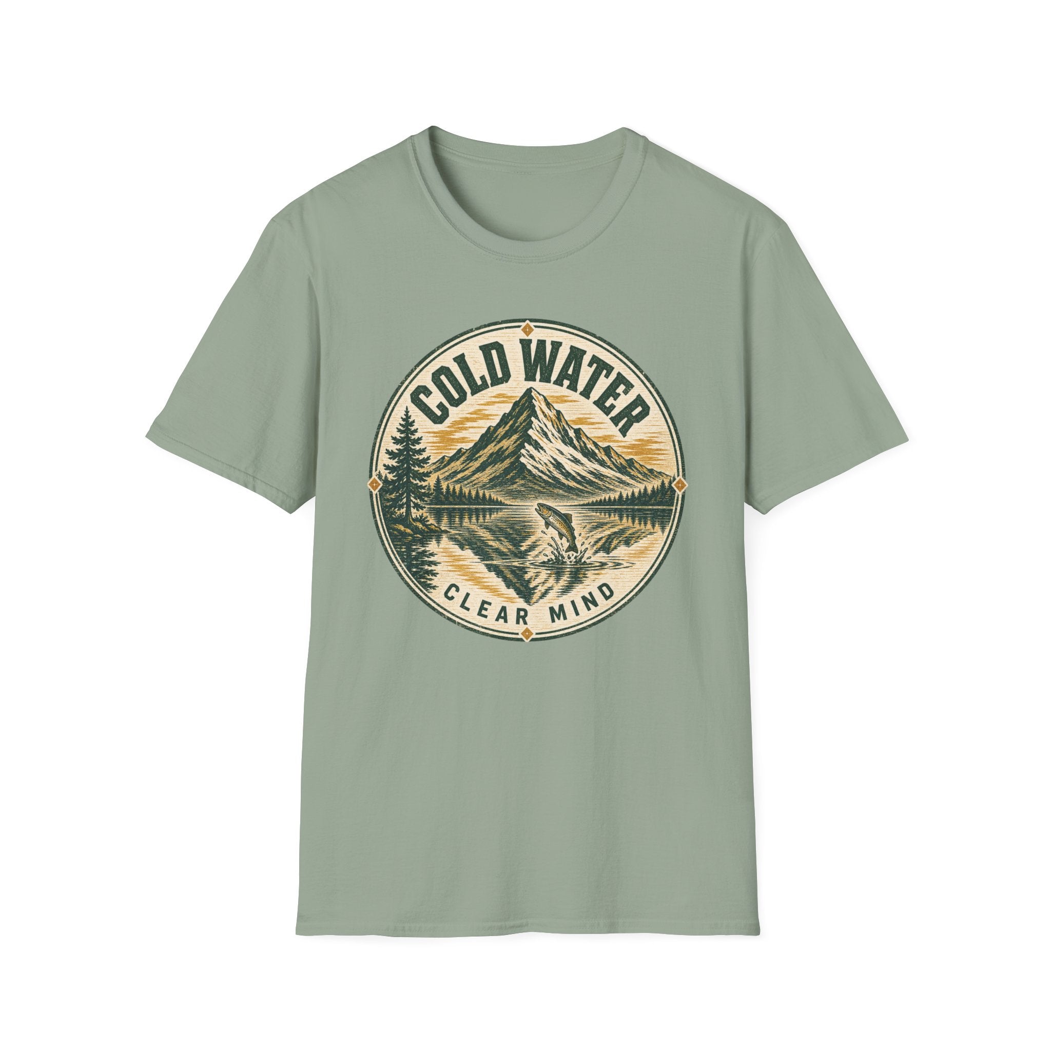 Cold Water - Fishing Graphic T-Shirt