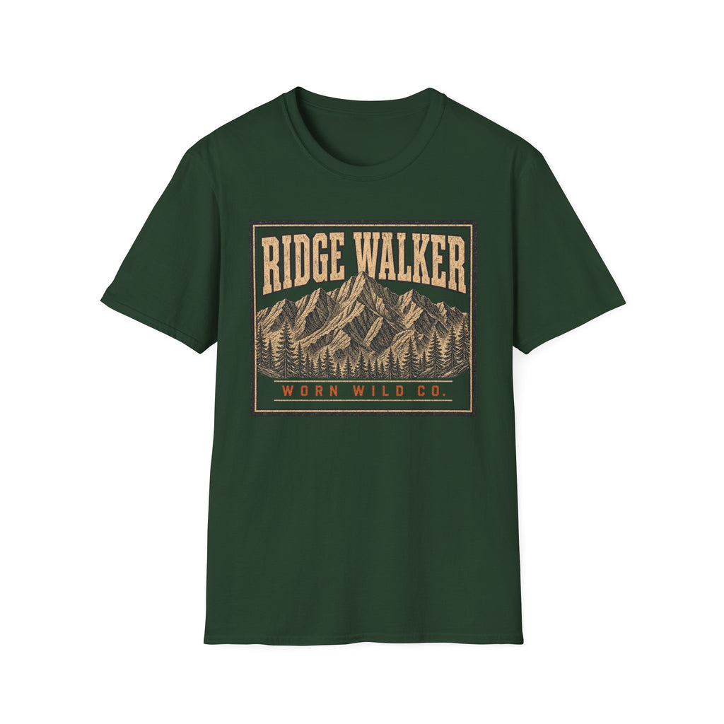 Ridge Walker - Hiking Graphic T-Shirt