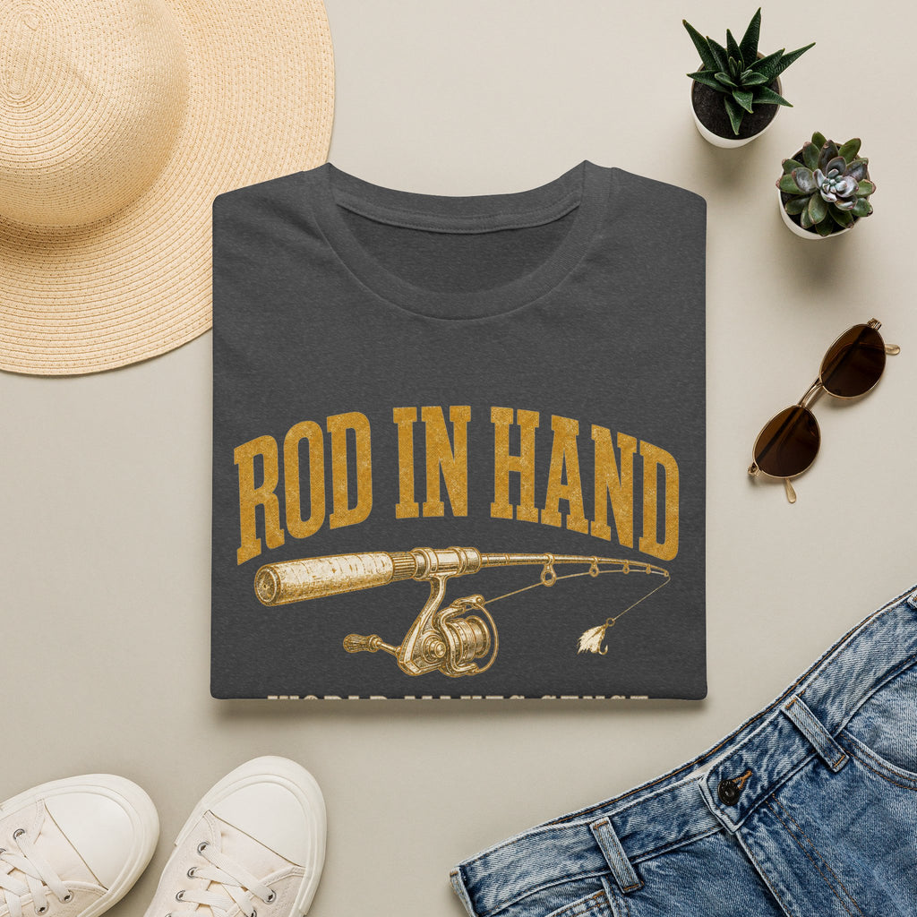 Rod in Hand - Fishing Graphic T-Shirt