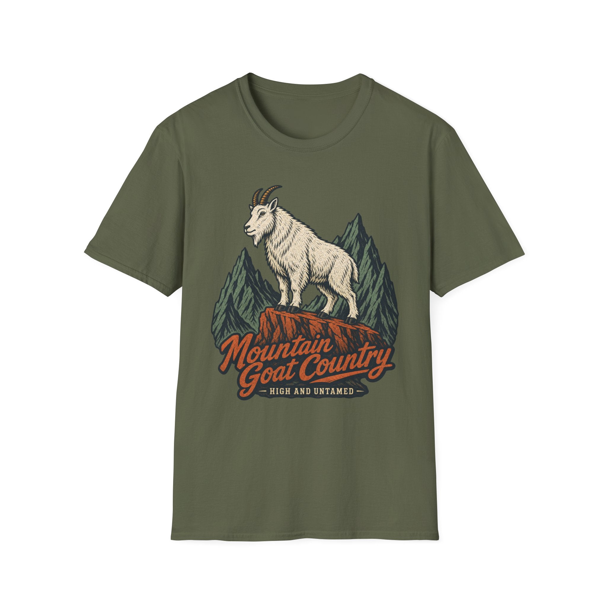Mountain Goat Country - Hiking Graphic T-Shirt