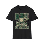 No Signal No Problem - Camping Graphic T-Shirt