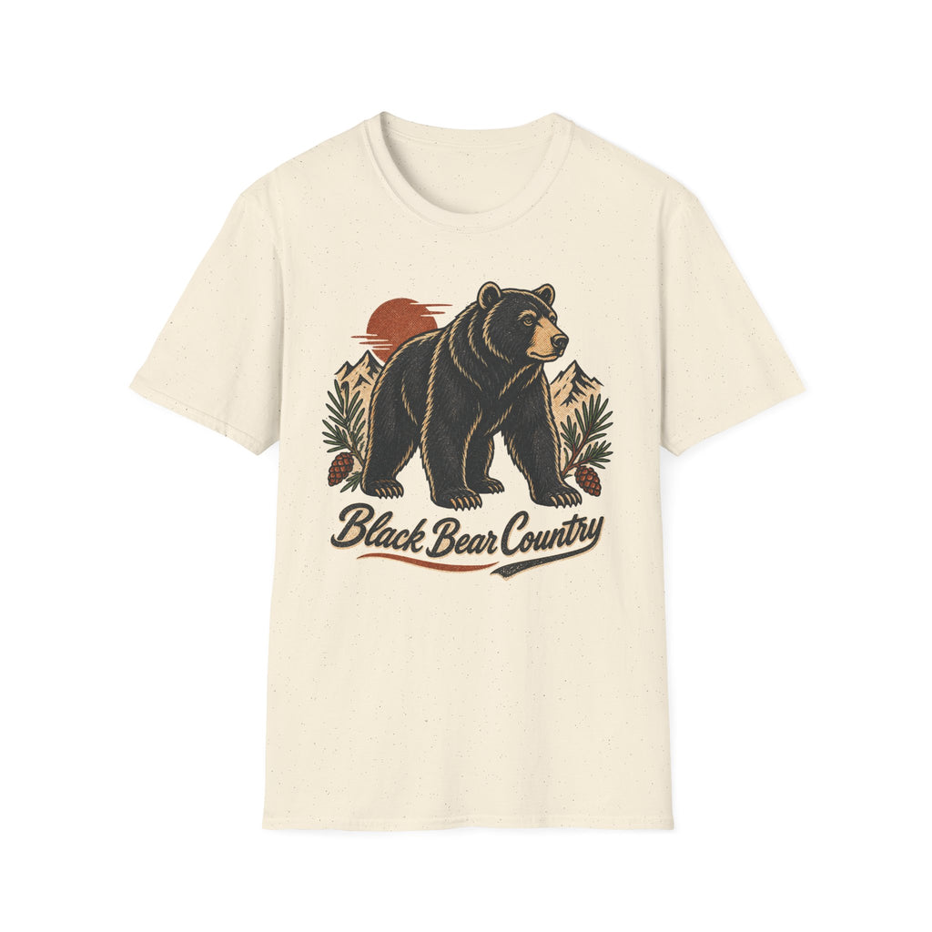 Black Bear Country - Camping Graphic T-Shirt