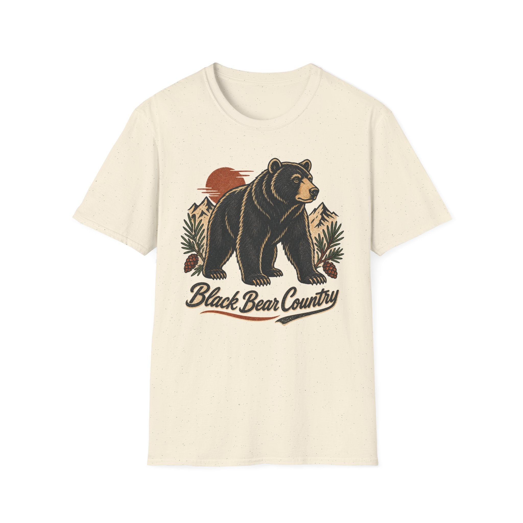 Black Bear Country - Camping Graphic T-Shirt