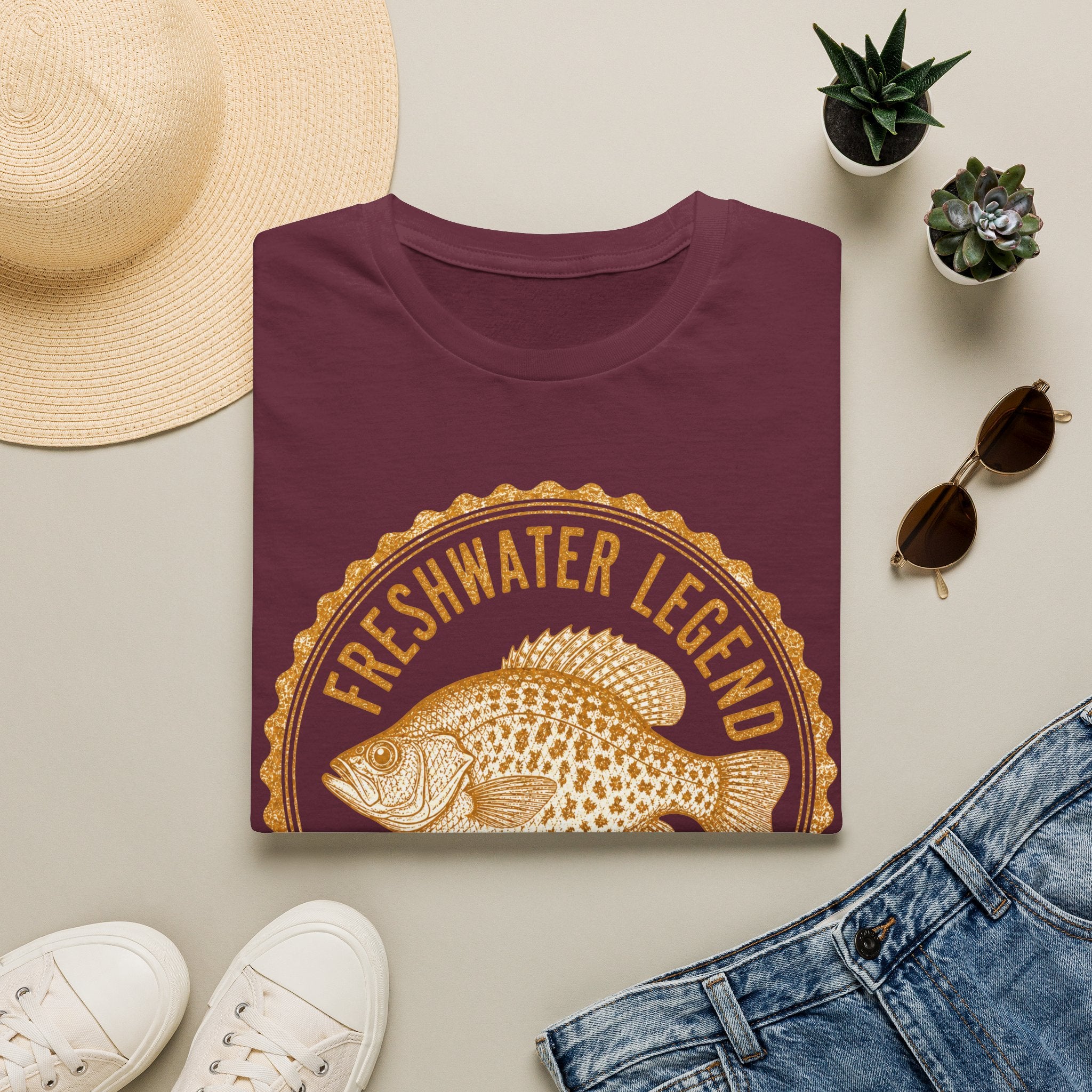 Freshwater Legend / Slab Hunter - Fishing Graphic T-Shirt