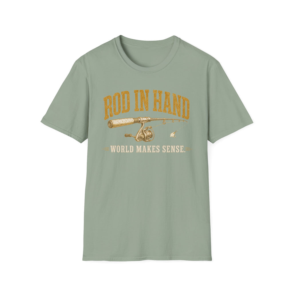 Rod in Hand - Fishing Graphic T-Shirt
