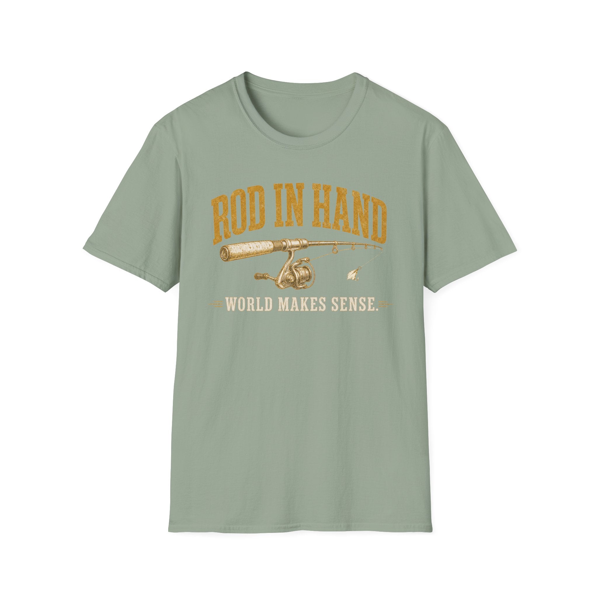 Rod in Hand - Fishing Graphic T-Shirt