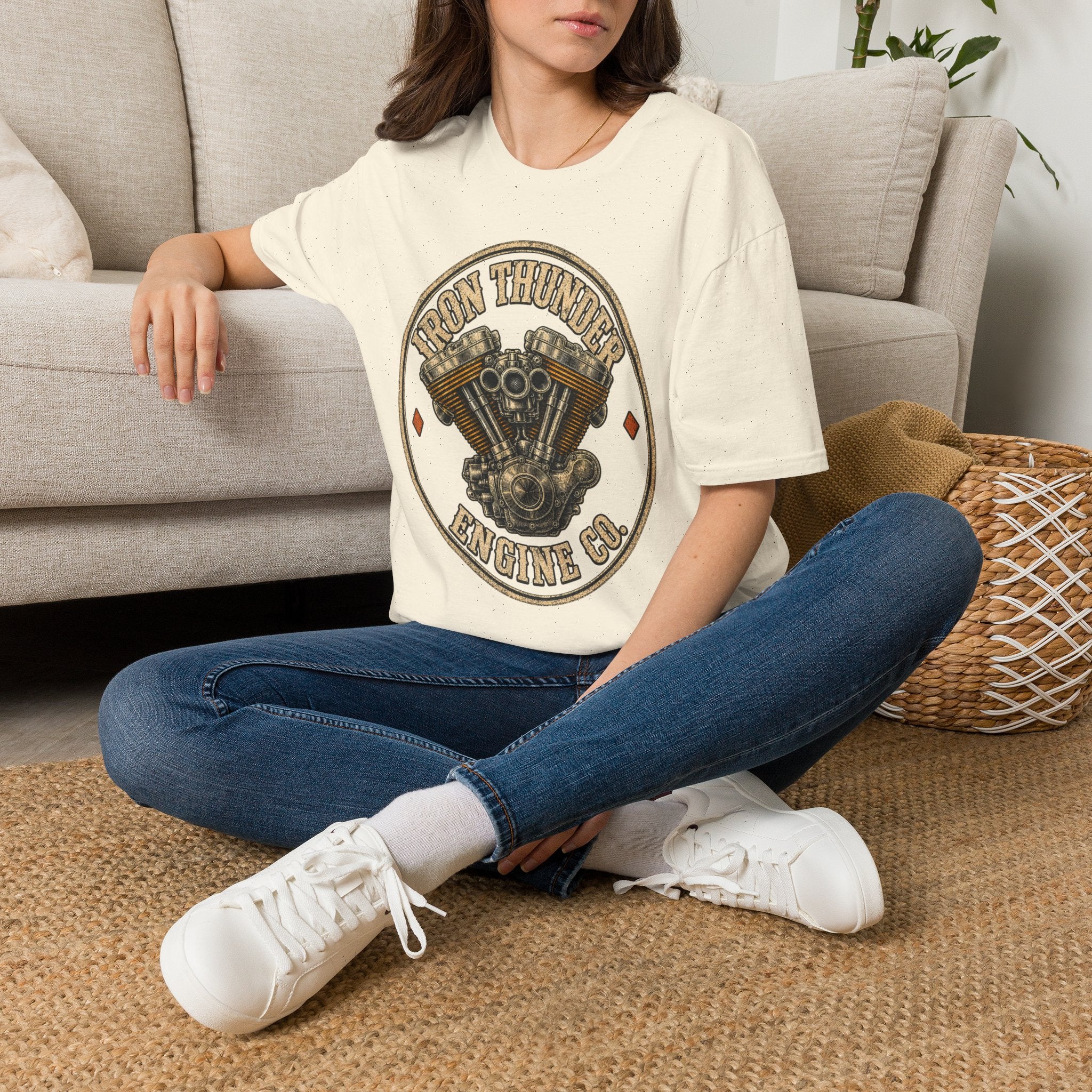 Iron Thunder Engine Co. - Motorcycles Graphic T-Shirt